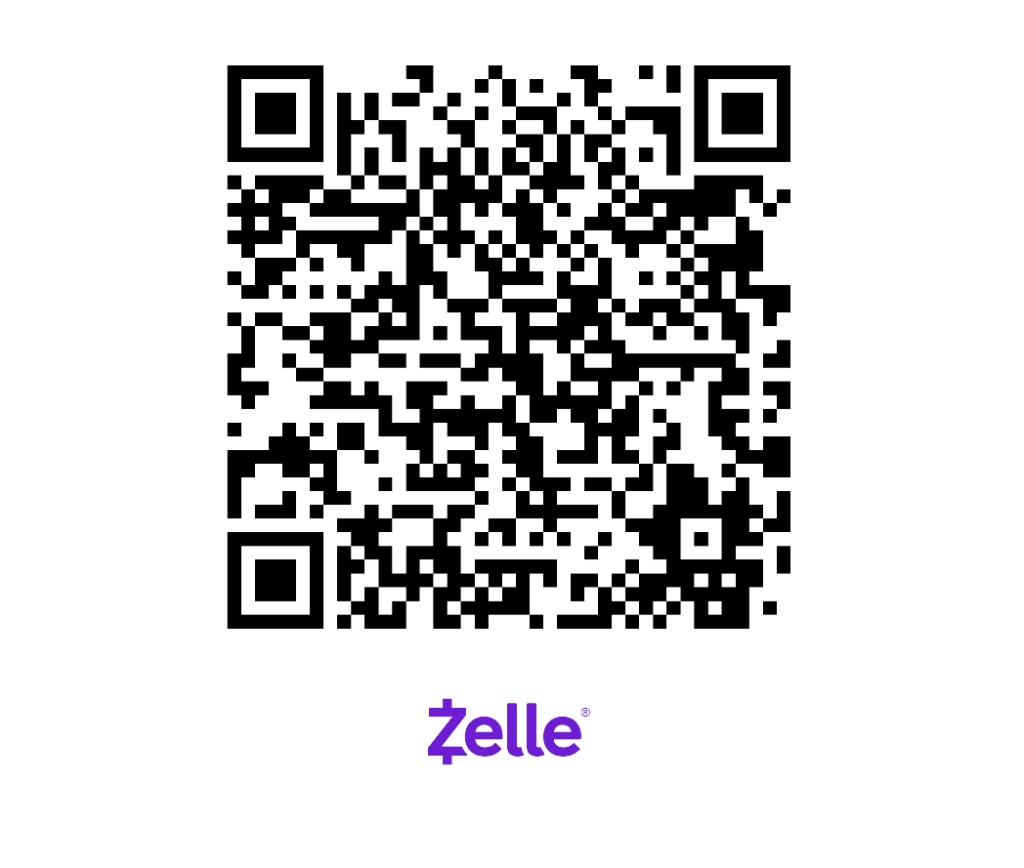 Zelle QR code for CE Compliance Agent payment